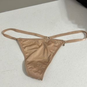 Victoria secret silk thong one size